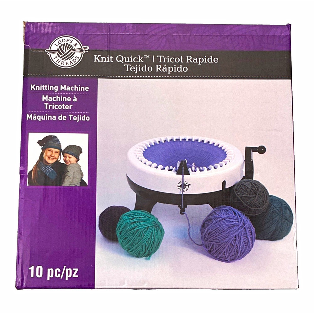 Loops & Threads Knit Quick Knitting Machine, 480859, used in original box